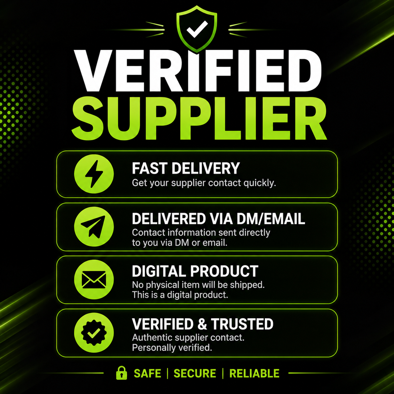 Supplier Contact Access